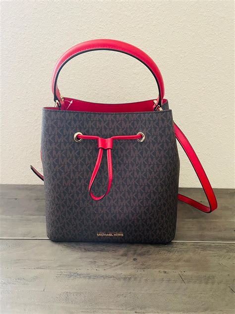 bolsa michael kors roja original